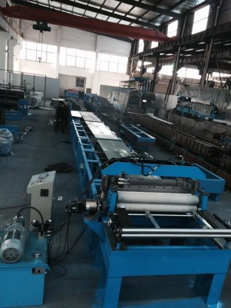 Buy cheap Galvanized Steel Corrugated Roof Panel Roll Forming Machine Gear Box Hydraulic Decoiler from wholesalers
