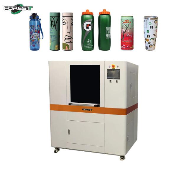 Buy cheap Digital UV Inkjet Printer Cylinder Printer Stainless Steel Thermos Bottle Can Printing Machine from wholesalers