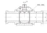 Split Hydraulic Ball Valves , 3" 4" High Pressure Flanged Ball Valves 3000 /