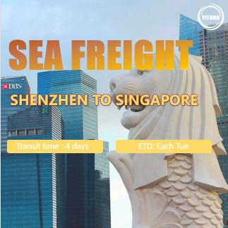 Buy cheap International Sea Freight from Shenzhen to Singapore Port to Port from wholesalers