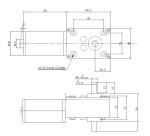 Double Shaft Worm Brushless DC Gear Motor 12v 24v D Type 470rpm