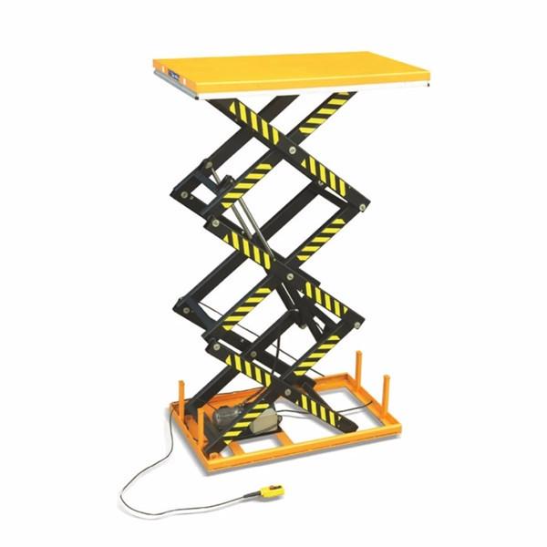 Buy cheap 1.5 Ton Electric Scissor Lift Anti Slip Steel Plate Platform With Safety Interlock from wholesalers