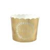 Buy cheap Gold Cupcakes Baking Muffin Cups Customized Size Paper Baking Liners from wholesalers