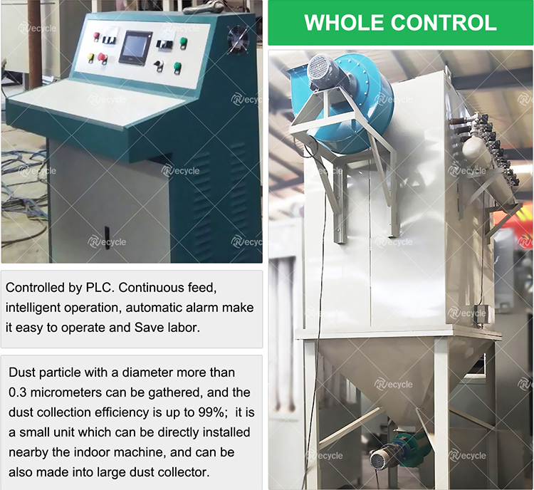 Plastic PVC Aluminum Electrostatic Separator Soft Package luminum Foil Recycling Machine