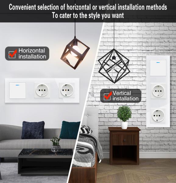 Buy cheap 350g/Pcs Antique Plug Sockets 50Hz 60Hz Push Switch Power Outlet Combine from wholesalers