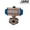 Buy cheap 150-600 psi Pneumatic Ball Valve For Chemical, Petroleum, Electric Power from wholesalers