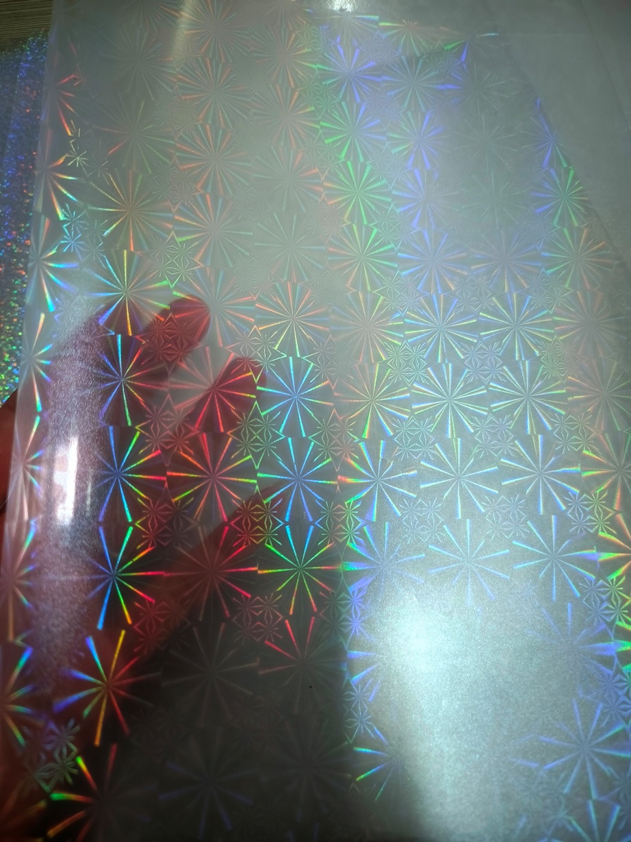 Hologram Overlay For Special Card / Laser Film Film / PVC Coated Ovelay / Laser Hologram