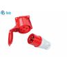 Buy cheap 16A 4pin Industrial Socket/Plug Waterproof Male Female Connectors 380-415V from wholesalers