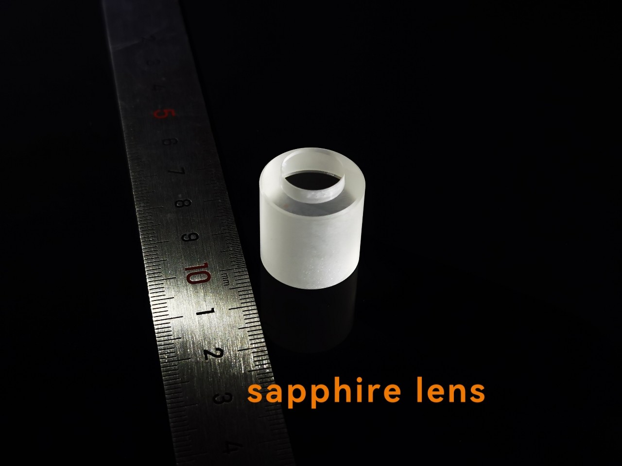 C plane polished Sapphire Optical Windows Cylinder Rod Lens