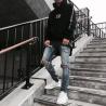 Buy cheap Spandex Cotton Street Ripped Skinny Pants Plus Size Denim Carrot Jeans from wholesalers