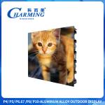 P4 Outdoor IP65 Sxey Video Led Display Screen Aluminum Alloy Cabinet Material