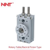 Buy cheap Pneumatic Rotary Actuator Table Cylinder 0~190° Basic 10-200 Bore Size product