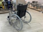 Folding Steel Wheelchair GT-874 double cross bar stronger chromed frame solid