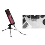 USB2.0 XLR Condenser Microphone Broadcasting KTV Karaoke RGB Gaming Mic