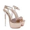 Buy cheap Ankle Strap 125mm Platform Heel Shoes Glitter Platform Stiletto High Heels from wholesalers