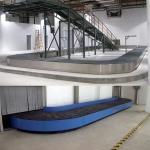 Large Rubber Mats Black Wearproof Rubber Baggage Airport Conveyor Conveyor Belt