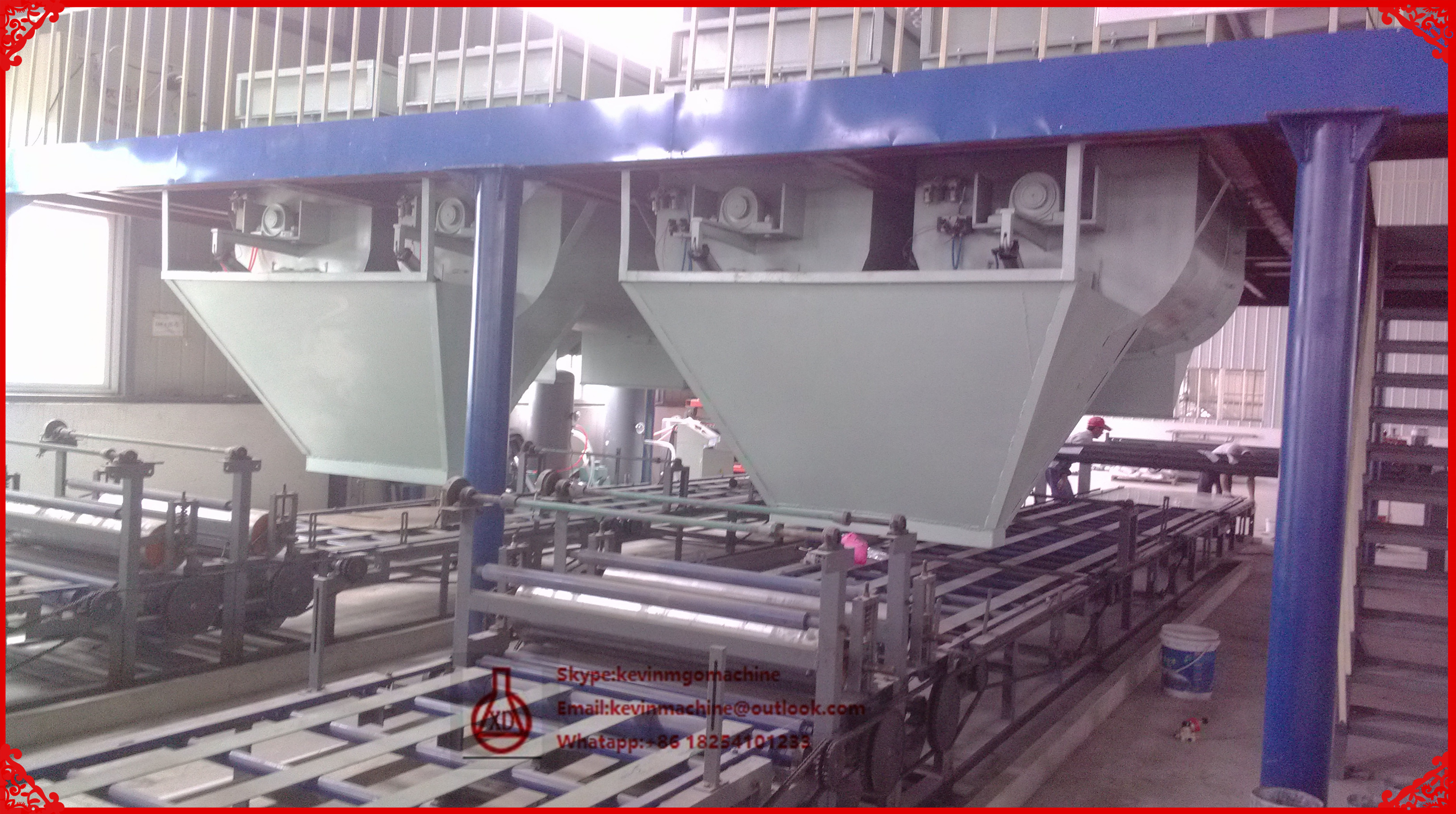 Fully Automatic EPS Sandwich Panel Production Line with Steel Structure