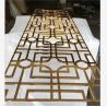 Buy cheap Hotel decorative luxury stainless steel sliding room divider from wholesalers