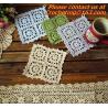Buy cheap Multi Round Hand Made Crochet doily/placemat coasters/placemat set/shabby chic/place mats from wholesalers