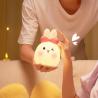 Buy cheap Pat Star Projection Lamp Sugar Milk Rabbit Silicone Night Light Birthday Gift from wholesalers