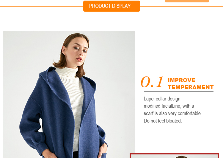 Long Style Women'S Ankle Length Winter Coat With Hood And Big Pocket