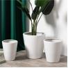 Buy cheap Popular design large garden planter wholesale bulk cheap home hotel decoration white ceramic flower pots from wholesalers