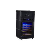 Buy cheap Constant Temp Refrigerated Wine Cabinet Furniture Full Vintage Black Leather product