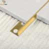 Buy cheap Mechanical Polish Gold Aluminum Ceramic Tile Edging 8mm 10mm 12mm from wholesalers