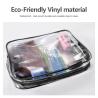 Buy cheap Waterproof Unisex 3pcs Clear Vinyl PVC Makeup Pouch from wholesalers
