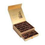 Nine Grids Chocolate Rigid Cardboard Box Food Grade Multi Grid Drawer Storage
