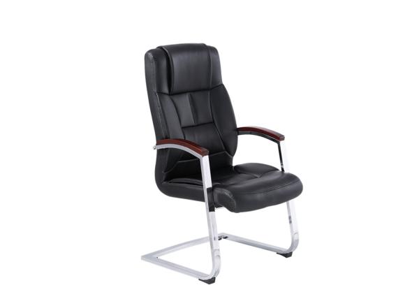 Buy cheap Breathable Leather 70cm Conference Room Chairs Without Wheels from wholesalers