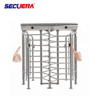 Buy cheap Stainless Steel Pedestrian Control Security Full Height Turnstile Barrier Gate product