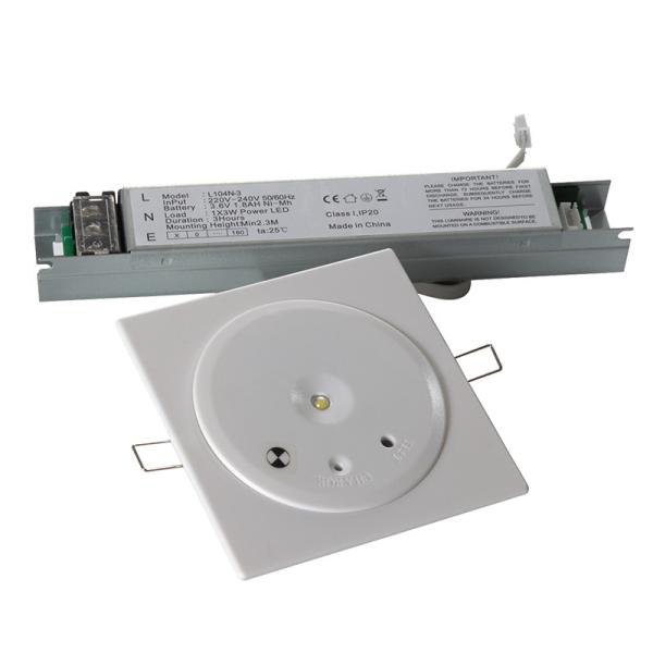 Buy cheap Ceiling Recessed LED Emergency Downlight 3 Hours Operation from wholesalers
