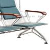 Buy cheap clinics 3 Seater Stainless Steel Waiting Chair High End Handrail from wholesalers