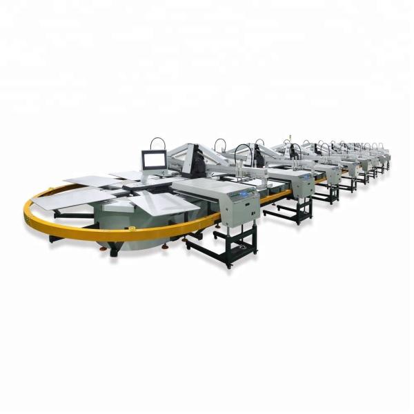 Buy cheap 6 Color 24 Station Oval Evolution Automatic Screen Printing Press with Dryer from wholesalers