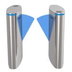 Buy cheap 1.2mm SUS304 Flap Access Control Turnstile Gate 0.2s For Gym Metro from wholesalers