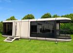 2024 Prefab Luxury Modular Modern Apple Cabin Space Capsule Container House