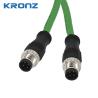 Buy cheap M12 Connector 8 Pin Dual Shield PVC Blueish Green Lan Cable 4 X 2 X 26AWG OD=6.2 IE Cable from wholesalers