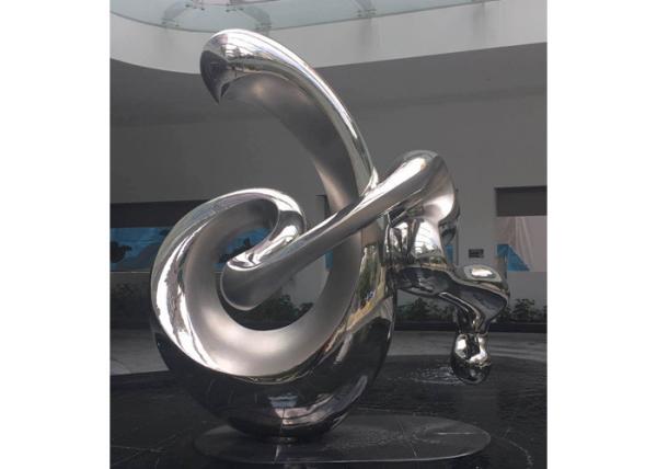 Buy cheap Large Outdoor Metal Garden Art Polished Stainless Steel Sculpture 250cm Height from wholesalers