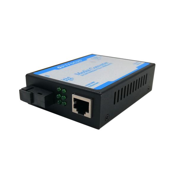 Buy cheap Single Fiber SM SC Fiber Media Converter , 100KM 10 / 100M External PS from wholesalers