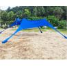 Buy cheap UPF 50+ Outdoor Beach Sun Shade Canopy 180GSM Lycra Material from wholesalers