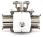 SMS AAA 10bar Stainless Steel Sanitary Valves Three Way 1/2 Inch Ball Valve