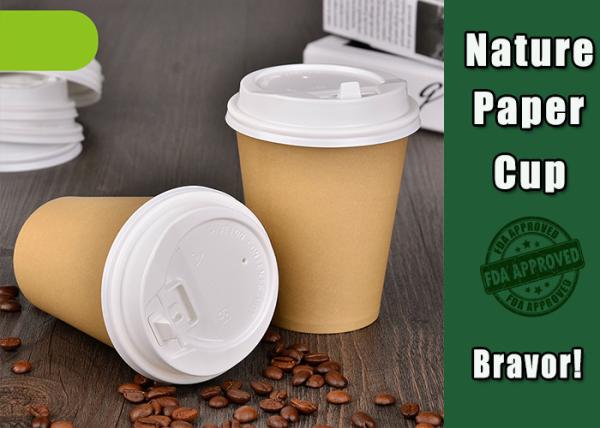 Buy cheap Recyclable Disposable Hot Drink Cups 8 Oz Food Grade With Custom Logo from wholesalers