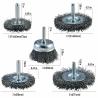 Buy cheap Stripping 2 Inch Wire Wheel Brush 50mm 6mm Rod Knotted Cup from wholesalers