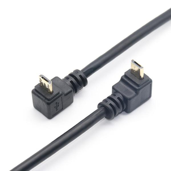 Buy cheap 90 Degree Up Angle to Up Angle Data Charging Micro USB Cable from wholesalers