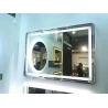 Buy cheap Stainless Frame Hotel Bathroom Mirror With Radio , Magnifying Custom Backlit Mirror from wholesalers
