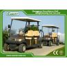 Buy cheap Brown 6 Seats Electric Buggy Car Aluminum Wheel 48V 3.7KW 630KG from wholesalers