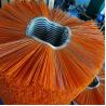 Buy cheap 8mm Pin Road Cleaner Brush Poly Mixed With Wires Flat / Curvy Metal Ring from wholesalers