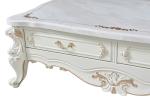 Generous Granite Solid Wood TV Cabinet And Coffee Table Set