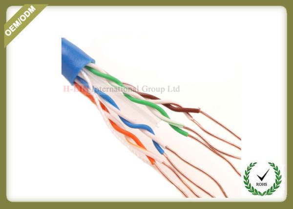 Buy cheap Cat6 Utp Network Fiber Cable Solid Copper Pass Fluke Test 4 Pair 305m from wholesalers